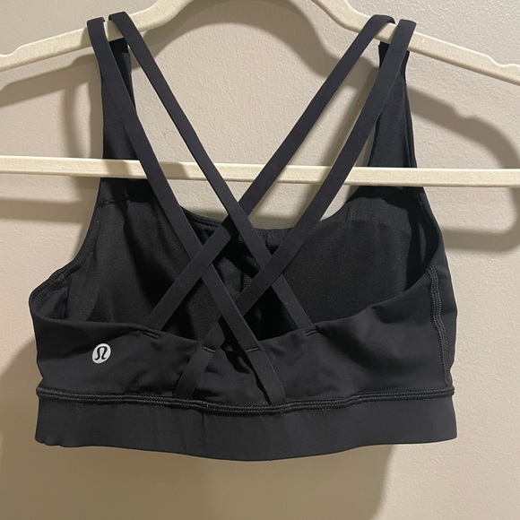 lululemon athletica Other - Lululemon Energy Bra Medium Support Black Size 4